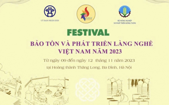 Festival bảo tồn và phát triển làng nghề Việt Nam 2023