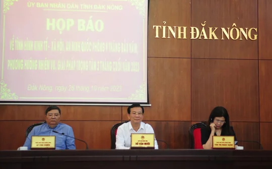 Đắk Nông: Đứng thứ 2 khu vực Tây Nguyên về tăng trưởng GRDP 9 tháng đầu năm
