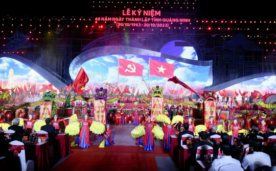 Long trọng tổ chức Lễ kỷ niệm 60 năm Ngày thành lập tỉnh Quảng Ninh