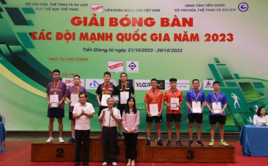 Bóng bàn Hà Nội T&T giành 2 huy chương vàng tại giải các đội mạnh quốc gia