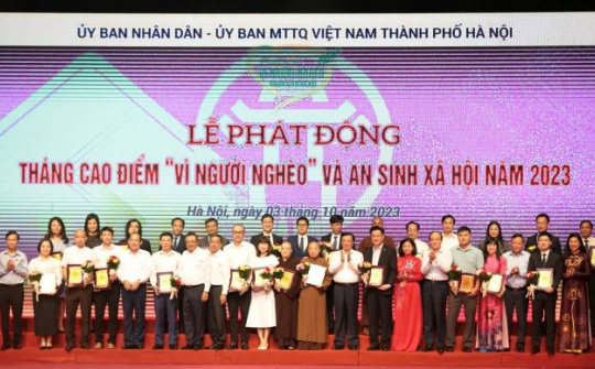 T&T Group ủng hộ 1 tỷ đồng cho Quỹ “Vì người nghèo” thành phố Hà Nội