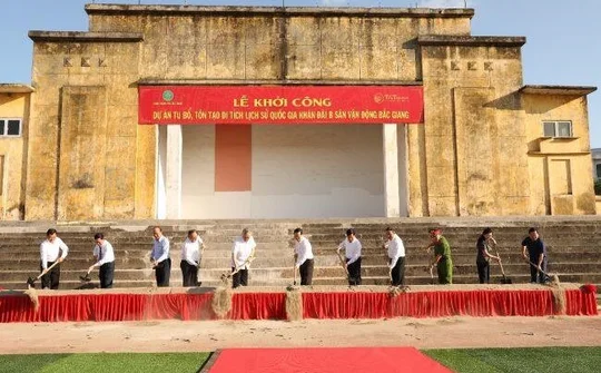 T&T Group tài trợ 15 tỷ đồng tu bổ, tôn tạo di tích cấp quốc gia Khán đài B sân vận động Bắc Giang