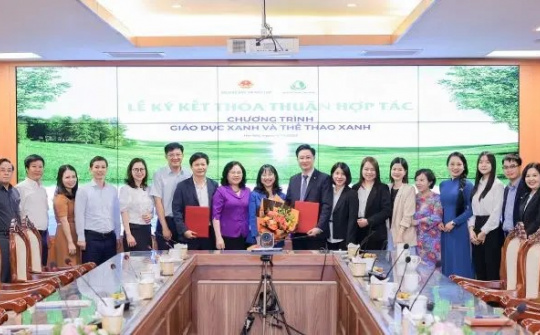 Bộ Giáo dục và Đào tạo đồng hành cùng Vingroup triển khai chương trình Giáo dục xanh và Thể thao xanh