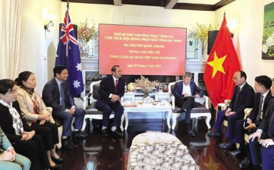 Đoàn công tác của tỉnh Bắc Ninh trao đổi, hợp tác tại Australia và New Zealand