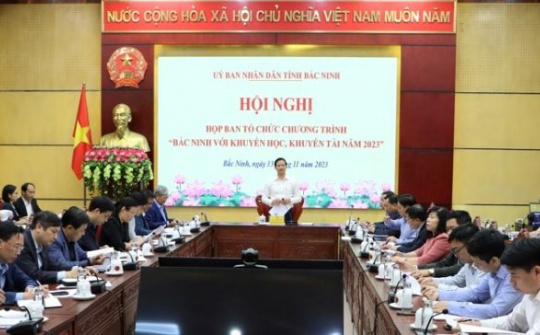 Bắc Ninh: Họp Ban tổ chức Chương trình “Bắc Ninh với khuyến học, khuyến tài năm 2023”