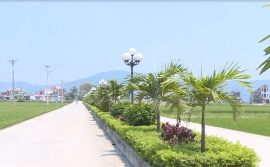 Thanh Hoá: 12 xã được công nhận NTM, NTM nâng cao, NTM kiểu mẫu