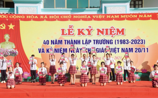 Trường THCS Trường Thi (TP Vinh): 40 năm xây dựng và trưởng thành