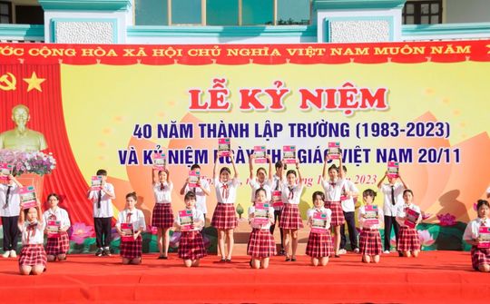 Trường THCS Trường Thi (TP Vinh): 40 năm xây dựng và trưởng thành