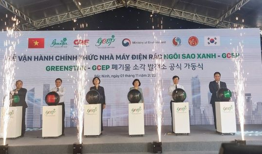 Bắc Ninh vận hành Nhà máy điện rác Ngôi Sao Xanh - GCEP