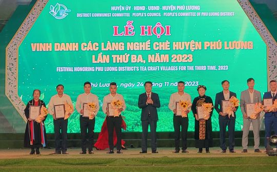 Vinh danh các làng nghề chè huyện Phú Lương lần thứ ba