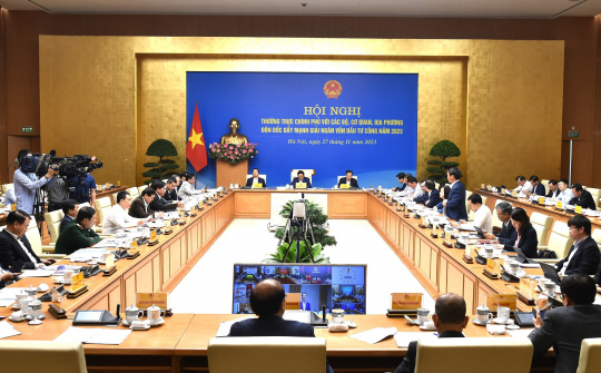 Đôn đốc đẩy mạnh giải ngân vốn đầu tư công năm 2023
