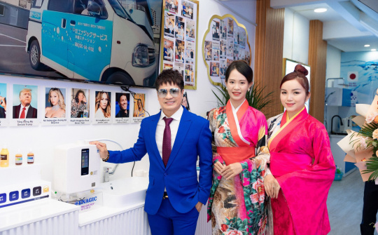 Ca sĩ Lương Gia Huy ra mắt đại lý chính thức máy lọc nước Kangen tại Thái Nguyên