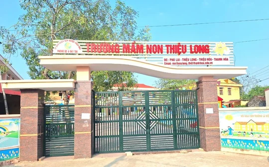 Trường Mầm non Thiệu Long: Xây dựng môi trường giáo dục lấy trẻ em làm trung tâm