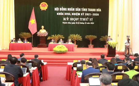 HĐND tỉnh Thanh Hoá khóa XVIII khai mạc trọng thể Kỳ họp thứ 17