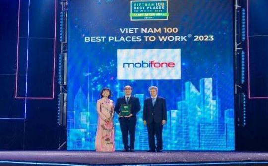 MobiFone được vinh danh là một trong những Nơi làm việc tốt nhất Việt Nam năm 2023