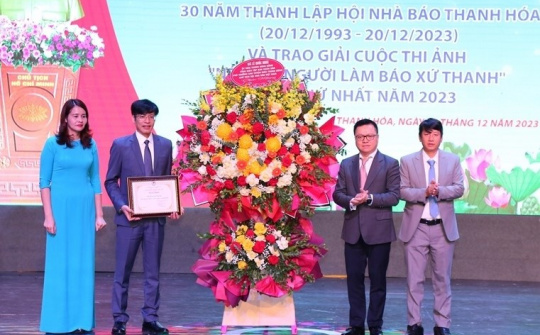 Thanh Hóa: Hội Nhà báo tỉnh kỷ niệm 30 năm ngày thành lập