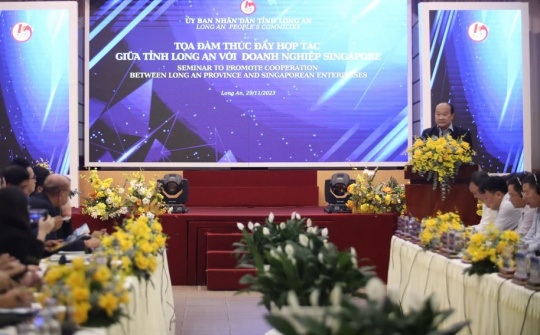 Thúc đẩy hợp tác giữa tỉnh Long An và doanh nghiệp Singapore