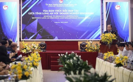 Thúc đẩy hợp tác giữa tỉnh Long An và doanh nghiệp Singapore
