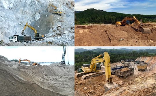 Thăm dò, khai thác, chế biến và sử dụng các loại khoáng sản làm vật liệu xây dựng