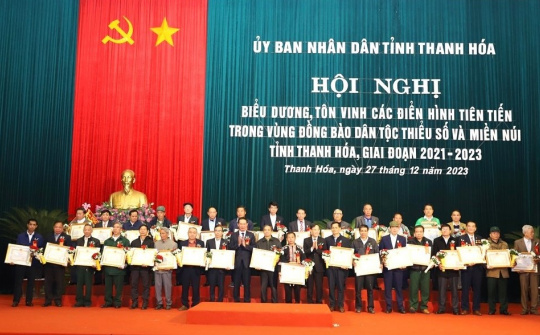Thanh Hóa: Biểu dương, tôn vinh các điển hình tiên tiến trong vùng đồng bào dân tộc thiểu số và miền núi