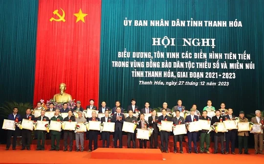 Thanh Hóa: Biểu dương, tôn vinh các điển hình tiên tiến trong vùng đồng bào dân tộc thiểu số và miền núi