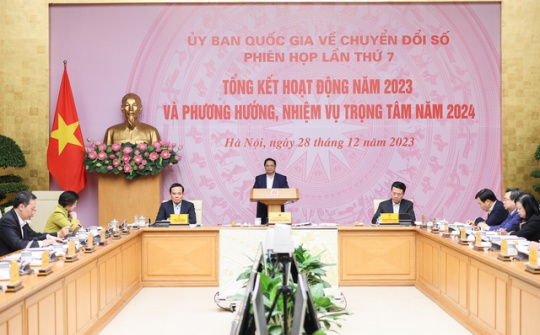 Phát triển kinh tế số với 4 trụ cột công nghiệp công nghệ thông tin, số hóa các ngành kinh tế, quản trị số, dữ liệu số