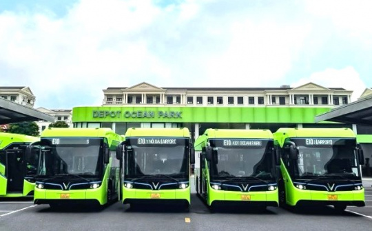 VinBus vận hành tuyến E10 kết nối KĐT Ocean Park với Sân bay Quốc tế Nội Bài