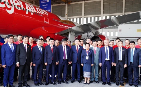 Vietjet mở đường bay thẳng từ TP. Hồ Chí Minh đến Viêng Chăn, công bố hợp tác toàn diện với Lao Airlines