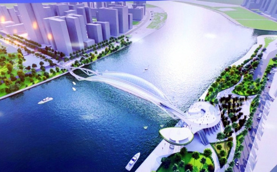 TP.HCM tiếp nhận tài trợ xây cầu đi bộ qua sông Sài Gòn