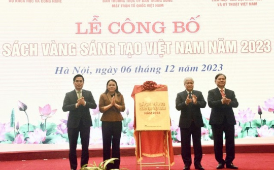 Sách vàng Sáng tạo Việt Nam 2023: Lan tỏa khát vọng sáng tạo, đam mê nghiên cứu khoa học