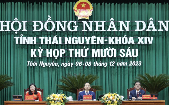 Thái Nguyên: Khai mạc Kỳ họp thứ 16 HĐND tỉnh khóa XIV