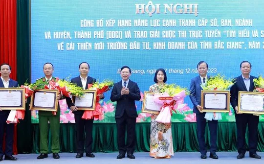 Bắc Giang: Huyện Việt Yên tiếp tục dẫn đầu về năng lực cạnh tranh năm 2023