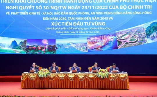 Vùng Đồng bằng sông Hồng phải dẫn dắt quá trình cơ cấu lại nền kinh tế và chuyển đổi mô hình tăng trưởng của cả nước