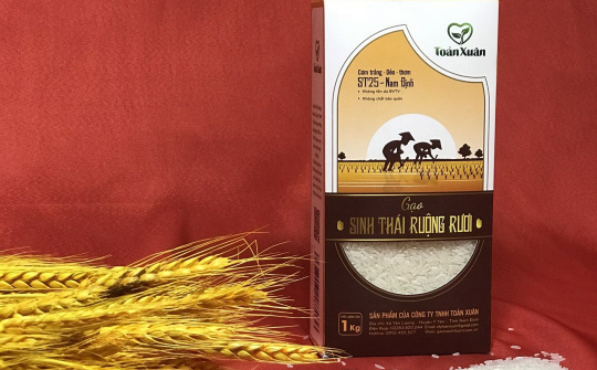 Gạo sạch Toản Xuân - Vươn tầm khu vực và quốc tế