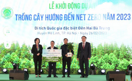 Dự án trồng cây hướng đến Net Zero carbon của Vinamilk và Bộ TN&MT chính thức khởi động