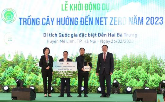 Dự án trồng cây hướng đến Net Zero carbon của Vinamilk và Bộ TN&MT chính thức khởi động
