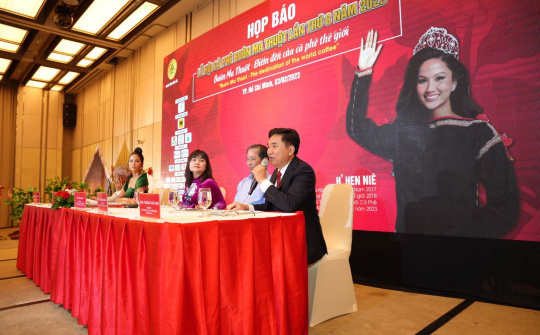 Họp báo Lễ hội Cà phê Buôn Ma Thuột lần thứ 8 năm 2023 tại TP Hồ Chí Minh