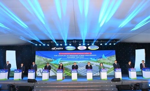 Khởi công Tổ hợp chăn nuôi và chế biến thịt bò Vinabeef Tam Đảo