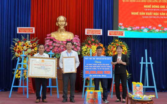 Long An: Huyện Cần Giuộc có 2 ngành nghề được công nhận Nghề truyền thống