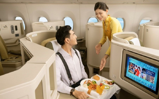 Vietnam Airlines nâng hạng Thương gia miễn phí cho các đường bay nội địa