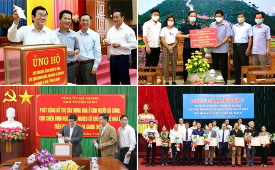 Sắc xuân từ những ngôi nhà nghĩa tình ở Hà Giang