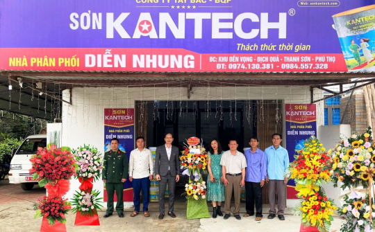 Hãng sơn Kantech: Khai trương Nhà phân phối Diễn Nhung - Phú Thọ