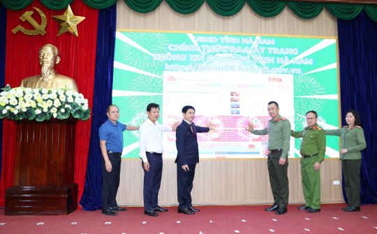 Hà Nam sơ kết 1 năm thực hiện Đề án 06, nhiều kết quả nổi bật