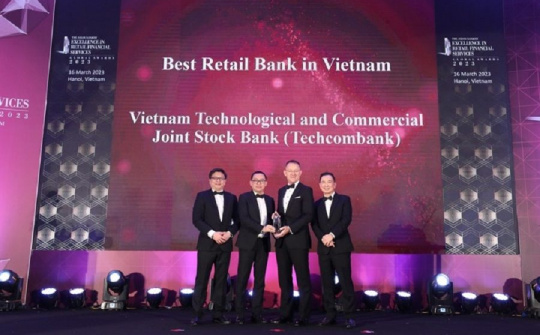 The Asian Banker vinh danh Techcombank là "Ngân hàng bán lẻ xuất sắc nhất"