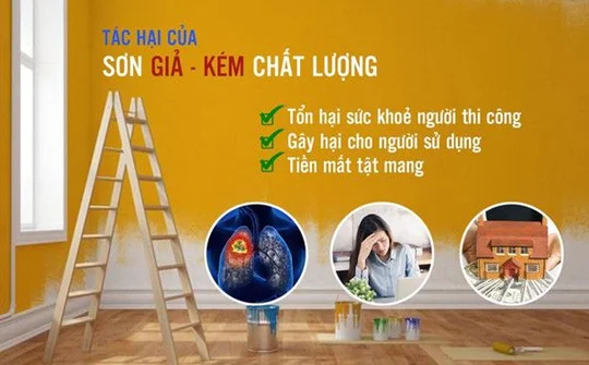 Kinh nghiệm phân biệt sơn giả, sơn kém chất lượng