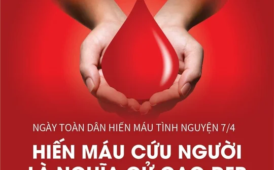 Bạc Liêu: Hưởng ứng Ngày toàn dân hiến máu nhân đạo 7/4