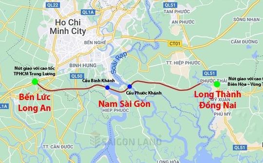 Bố trí vốn đối ứng Dự án cao tốc Bến Lức - Long Thành