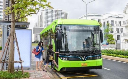Vinbus là doanh nghiệp buýt duy nhất của Thủ đô đạt tiêu chí 5 sao