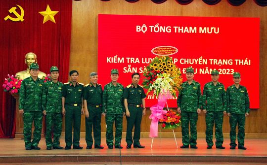 TPHCM: Bộ Tổng tham mưu kiểm tra công tác luyện tập chuyển trạng thái sẵn sàng chiến đấu