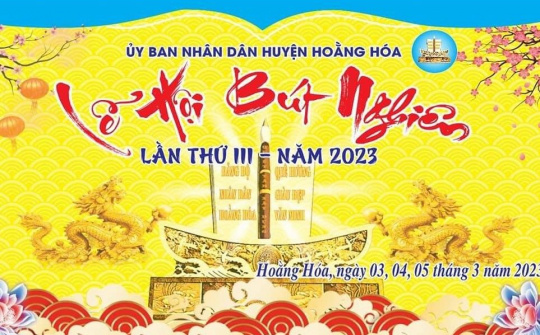 Hoằng Hoá (Thanh Hoá) long trọng tổ chức lễ hội Bút Nghiên lần thứ III năm 2023